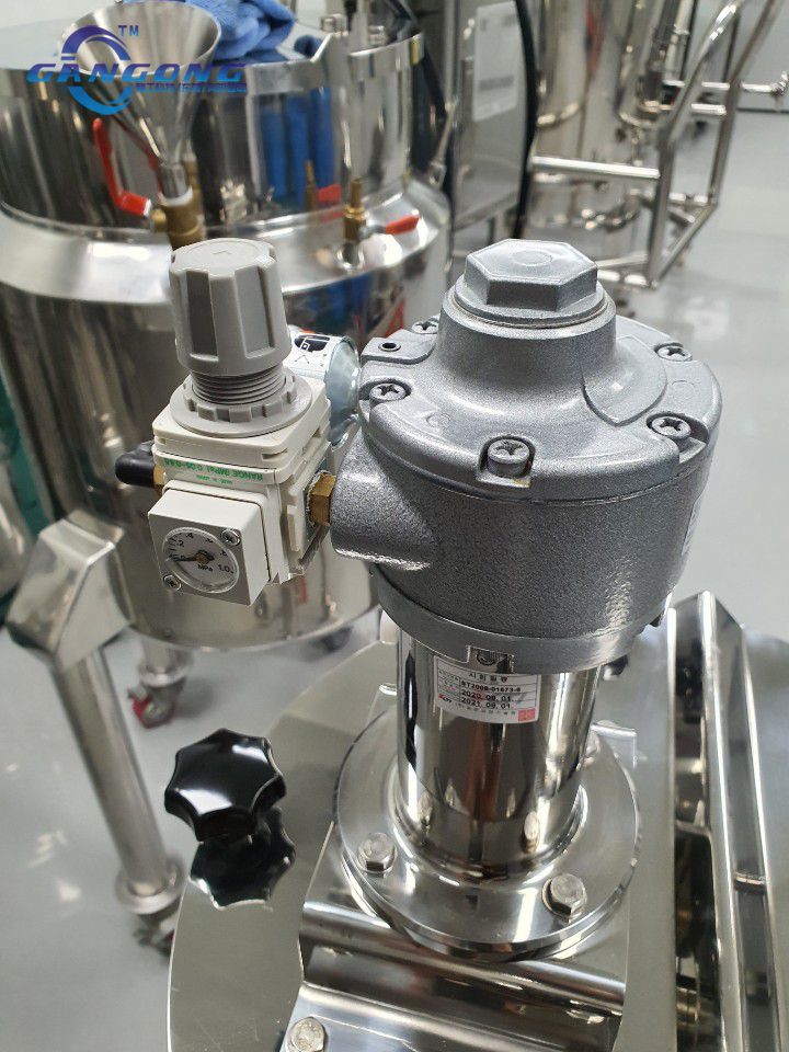 气动马达搅拌器应用-气动搅拌罐案例-赣工机械